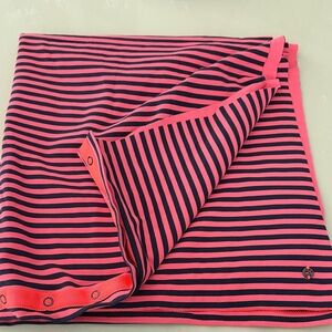 Lululemon Striped Flare Orange/Inkwell Blue Vinyasa Scarf